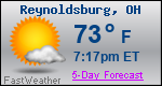 Weather Forecast for Reynoldsburg, OH