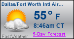 Weather Forecast for Dallas/Fort Worth International Airport, TX