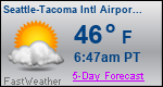 Weather Forecast for Seattle-Tacoma International Airport, WA