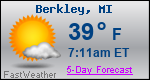 Weather Forecast for Berkley, MI