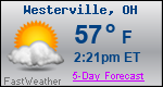 Weather Forecast for Westerville, OH