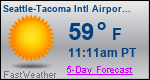 Weather Forecast for Seattle-Tacoma International Airport, WA