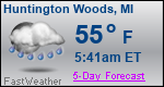 Weather Forecast for Huntington Woods, MI