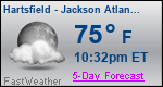 Weather Forecast for Hartsfield - Jackson Atlanta International Airport, GA