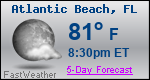Weather Forecast for Atlantic Beach, FL