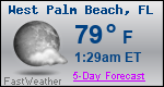 Weather Forecast for West Palm Beach, FL