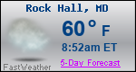 Weather Forecast for Rock Hall, MD