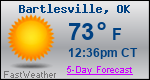 Weather Forecast for Bartlesville, OK
