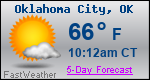 Weather Forecast for Oklahoma City, OK