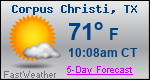 Weather Forecast for Corpus Christi, TX