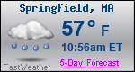 Weather Forecast for Springfield, MA