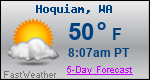 Weather Forecast for Hoquiam, WA