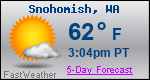 Weather Forecast for Snohomish, WA