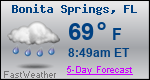 Weather Forecast for Bonita Springs, FL