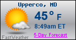 Weather Forecast for Upperco, MD