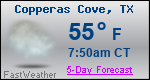 Weather Forecast for Copperas Cove, TX