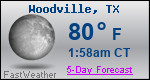 Weather Forecast for Woodville, TX