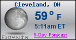 Weather Forecast for Cleveland, OH