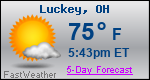 Weather Forecast for Luckey, OH