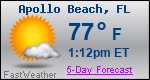 Weather Forecast for Apollo Beach, FL