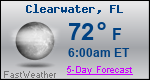 Weather Forecast for Clearwater, FL