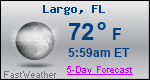 Weather Forecast for Largo, FL
