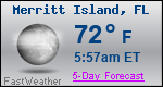 Weather Forecast for Merritt Island, FL