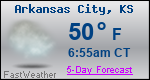 Weather Forecast for Arkansas City, KS
