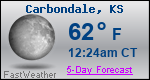 Weather Forecast for Carbondale, KS