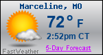Weather Forecast for Marceline, MO