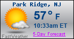 Weather Forecast for Park Ridge, NJ