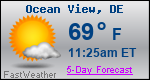 Weather Forecast for Ocean View, DE