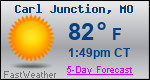 Weather Forecast for Carl Junction, MO