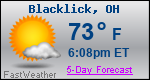 Weather Forecast for Blacklick, OH