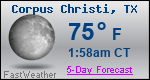 Weather Forecast for Corpus Christi, TX