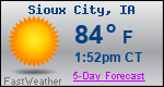 Weather Forecast for Sioux City, IA