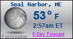 Weather Forecast for Seal Harbor, ME