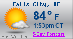 Weather Forecast for Falls City, NE