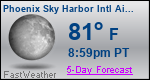 Weather Forecast for Phoenix Sky Harbor International Airport, AZ