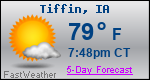 Weather Forecast for Tiffin, IA