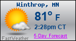 Weather Forecast for Winthrop, MN