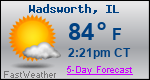 Weather Forecast for Wadsworth, IL