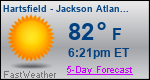 Weather Forecast for Hartsfield - Jackson Atlanta International Airport, GA