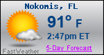 Weather Forecast for Nokomis, FL
