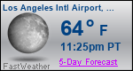 Weather Forecast for Los Angeles International Airport, CA