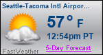 Weather Forecast for Seattle-Tacoma International Airport, WA