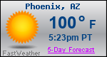 Weather Forecast for Phoenix, AZ