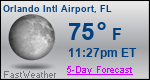 Weather Forecast for Orlando International Airport, FL