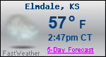 Weather Forecast for Elmdale, KS