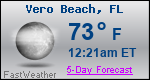 Weather Forecast for Vero Beach, FL